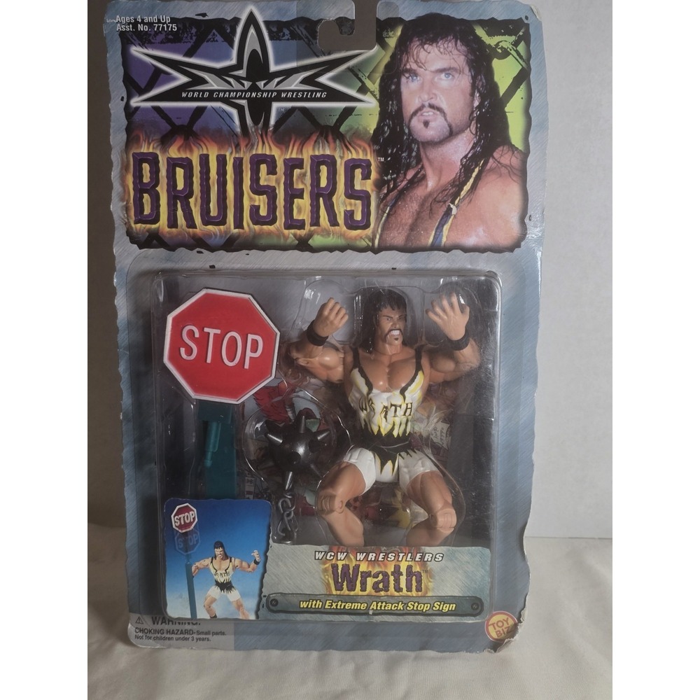 Wrath WCW Bruisers Wrestlers‎ Action Figure New 1999 Toybiz 90s Wrestling